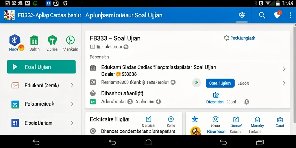 Tampilan antarmuka FB333 yang intuitif dan mudah digunakan.