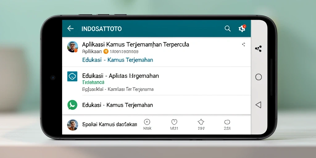 Antarmuka pengguna INDOSATTOTO yang sederhana dan fungsional.
