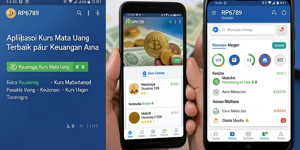 Tampilan antarmuka utama RP6789 yang intuitif untuk Kurs Mata Uang.