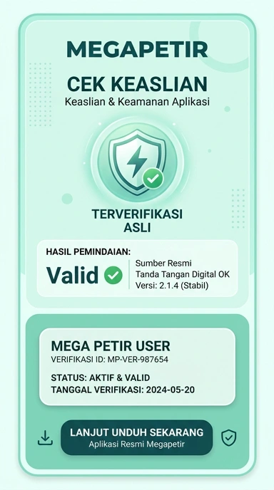 Kanal Resmi Unduh APK Megapetir untuk Android