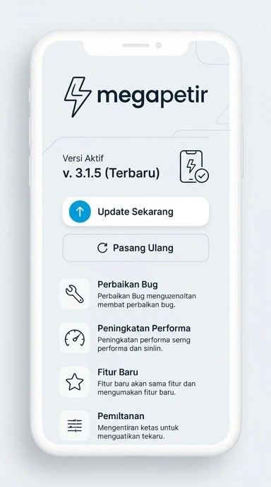 Riwayat Versi Terbaru Megapetir untuk Pengguna Android